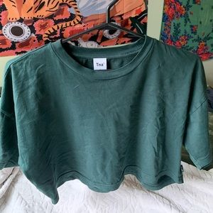 TNA aritzia crop tee